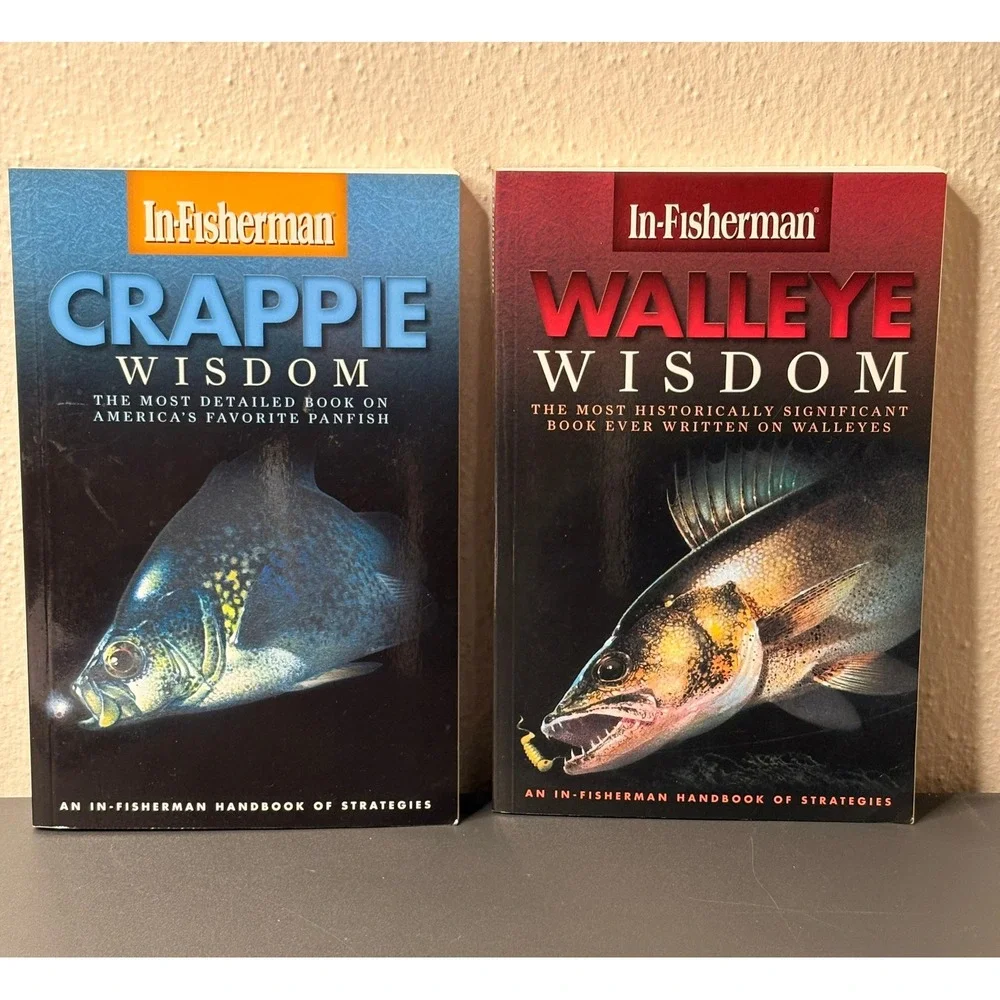 In-Fisherman Wisdom Books Set Unisex OS Multi Excellent Fishing Handbooks